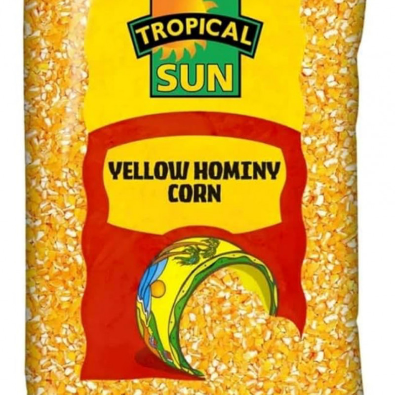 Tropical sun yellow hominy corn 2kg