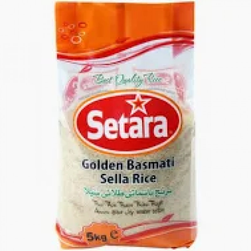 Setara Golden Sella Basmati Rice 5kg