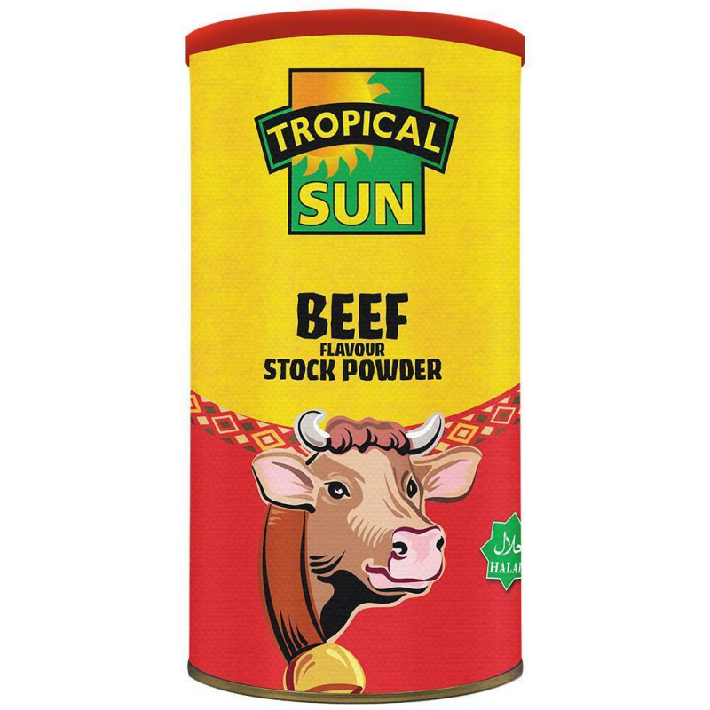 Tropical Sun Beef Stock Powder / PURPOSE 1KG - halal