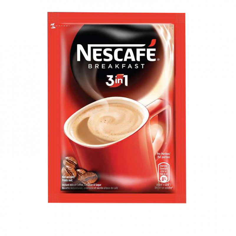 Nescafe Breakfast sachets  25g 3 in one  pack