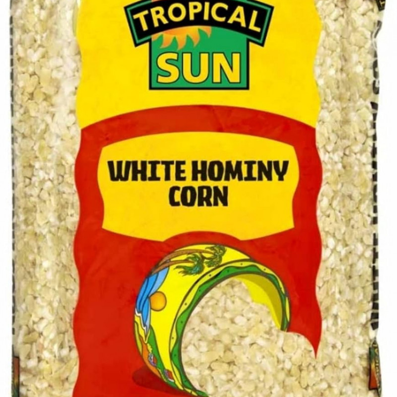 Tropical sun White hominy corn 500g