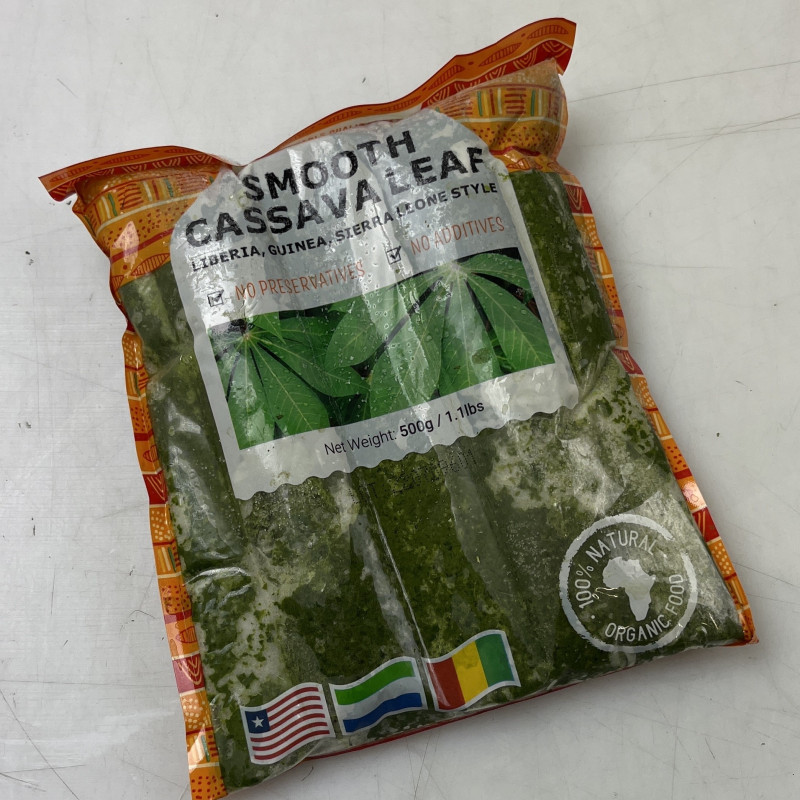 Frozen cassava pondu leaves 500g