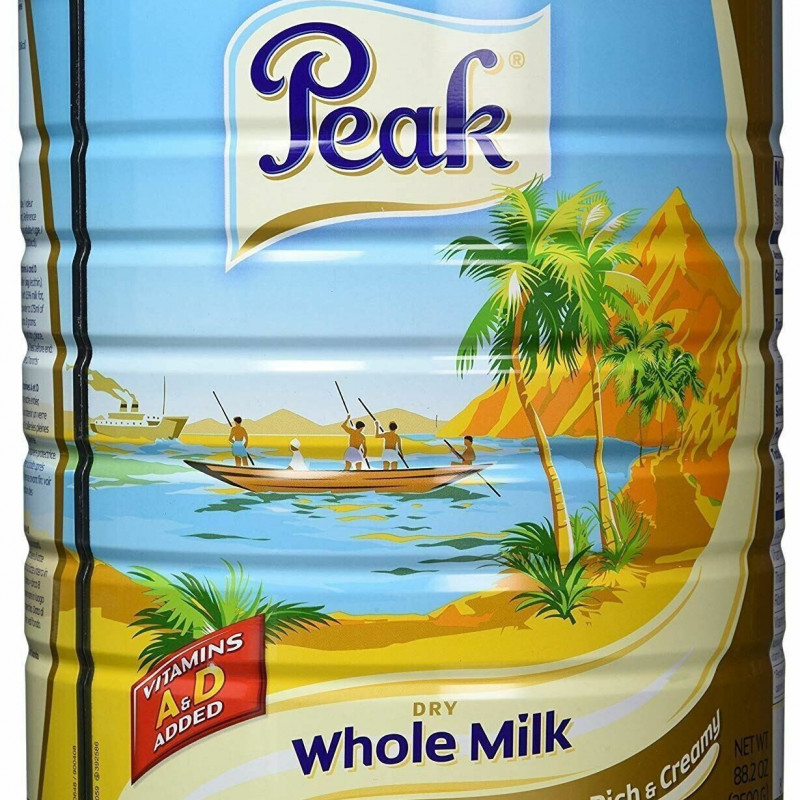 Peak Milk Powder Whole Milk ( long life powdered Milk) 2.5Kg