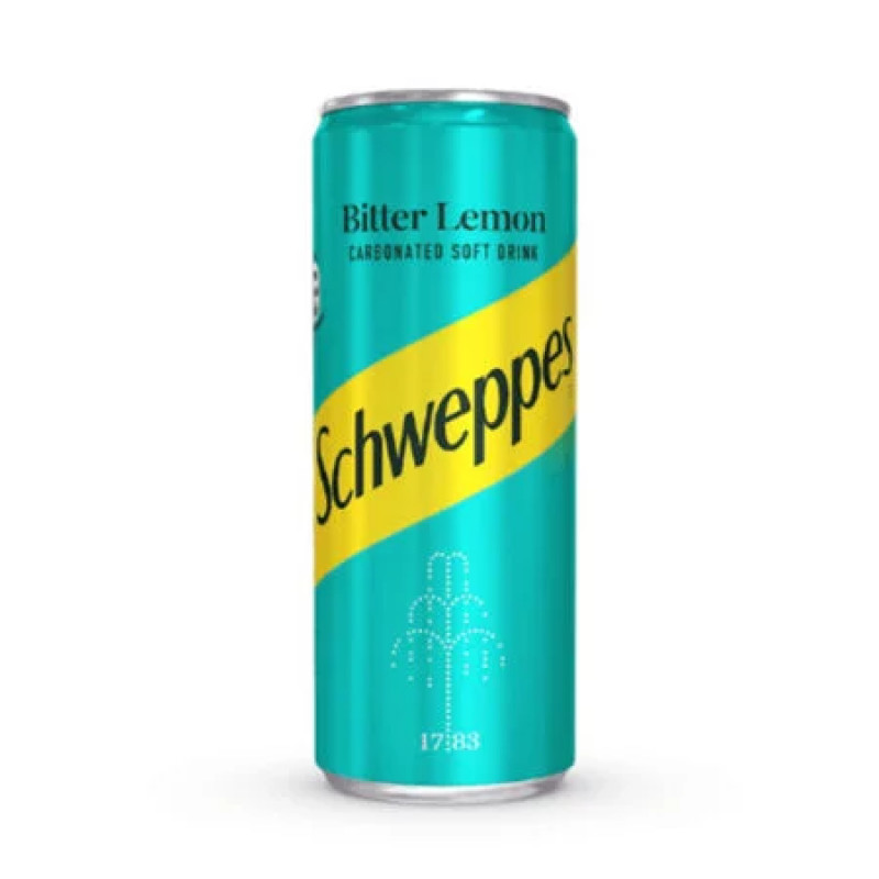 Schweppes Bitter lemon can 33cl