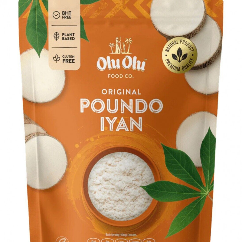 Olu Olu Poundo Iyan YAM 1.2 KG PK GLUTEN FREE