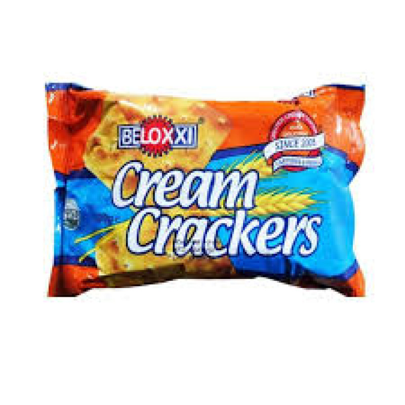 cream crackers  Biscuits. 8  packs