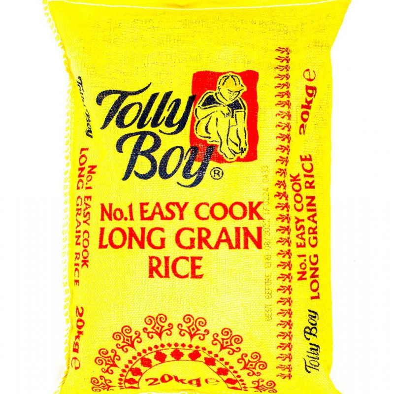 Tolly boy long grain rice (20kg)