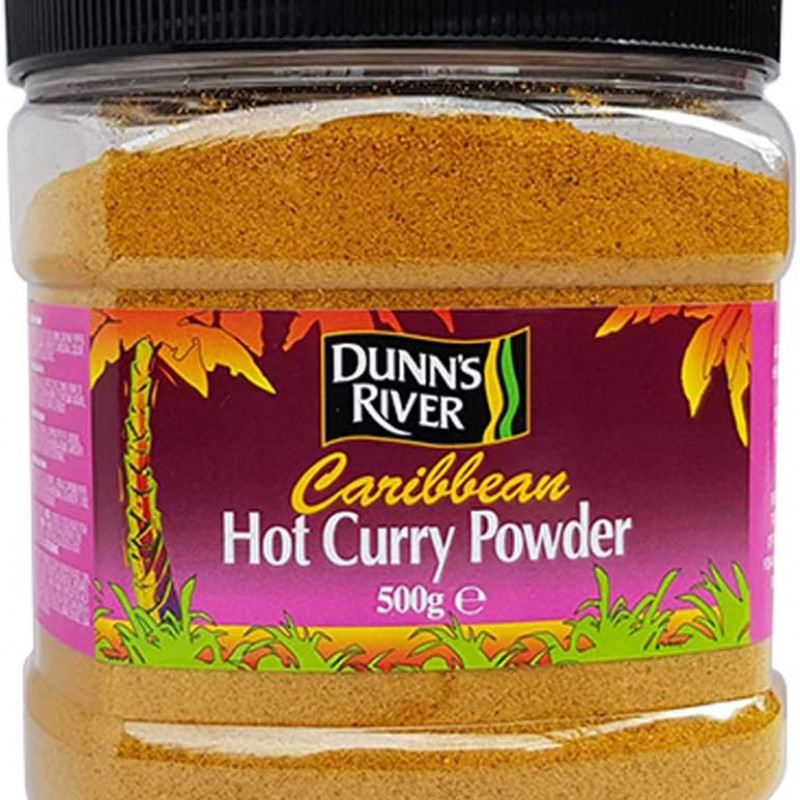 Dunns River Caribbean Hot Curry Powder  500g