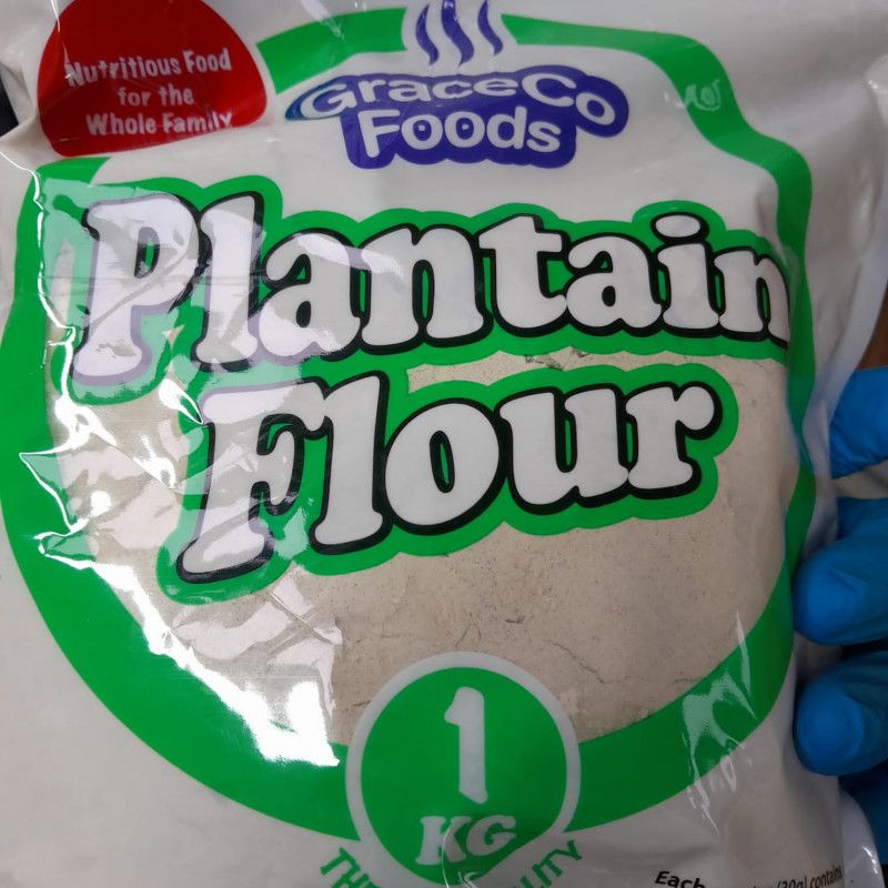 GraceCo Plantain Flour Elubo ogede 1kg