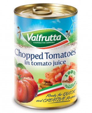 Valfrutta chopped Tomatoes 400g