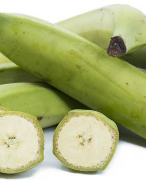 Unripe green Plantain 2pcs for 1.50