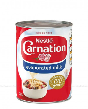 Nestle Carnation Evaporated Milk  Pack of 12 x 410g