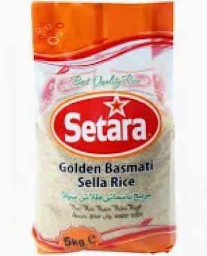 Setara Golden Sella Basmati Rice 5kg