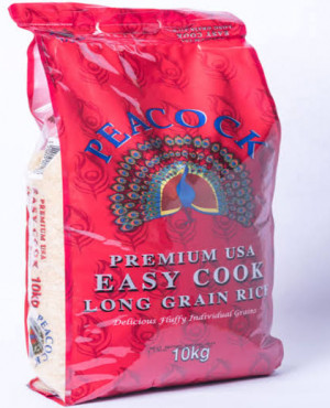 Peacock Easy Cook Rice 10kg