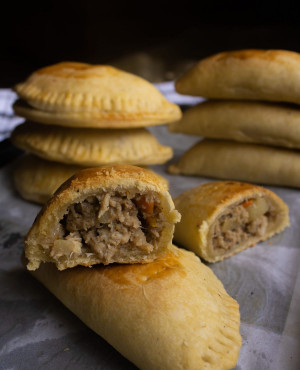 Nigerian Oven Baked Chicken Pies