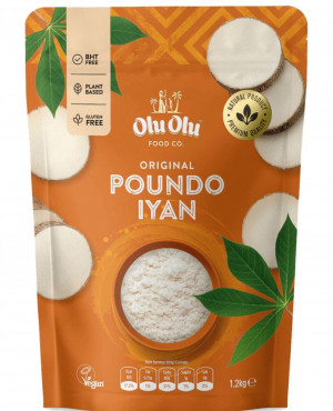 Olu Olu Poundo Iyan YAM 1.2 KG PK GLUTEN FREE