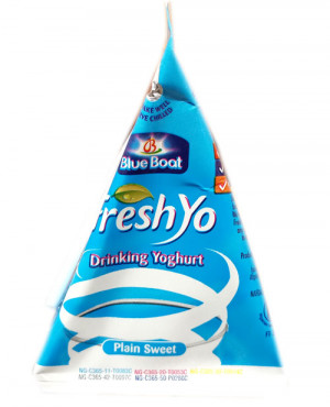 Blue boats  Fresh yo Nigerian  yoghurt  115ML