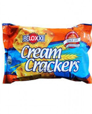 cream crackers  Biscuits. 8  packs