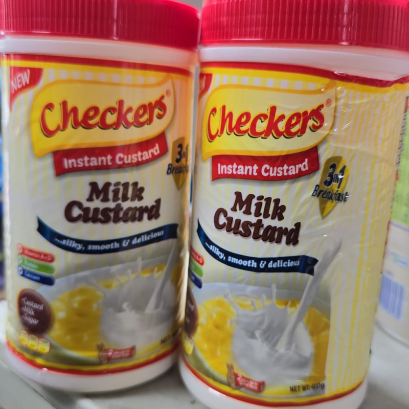 Checkers Milk Custard