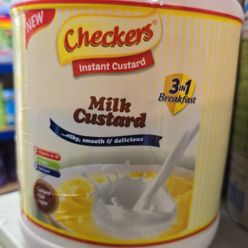 Checkers Milk Custard