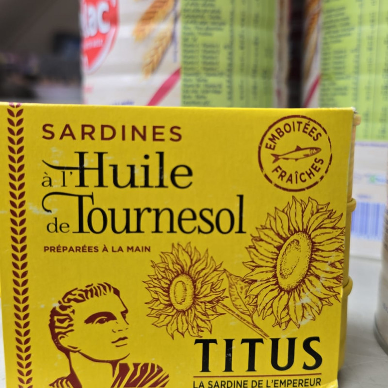 Huile Titus Sardines