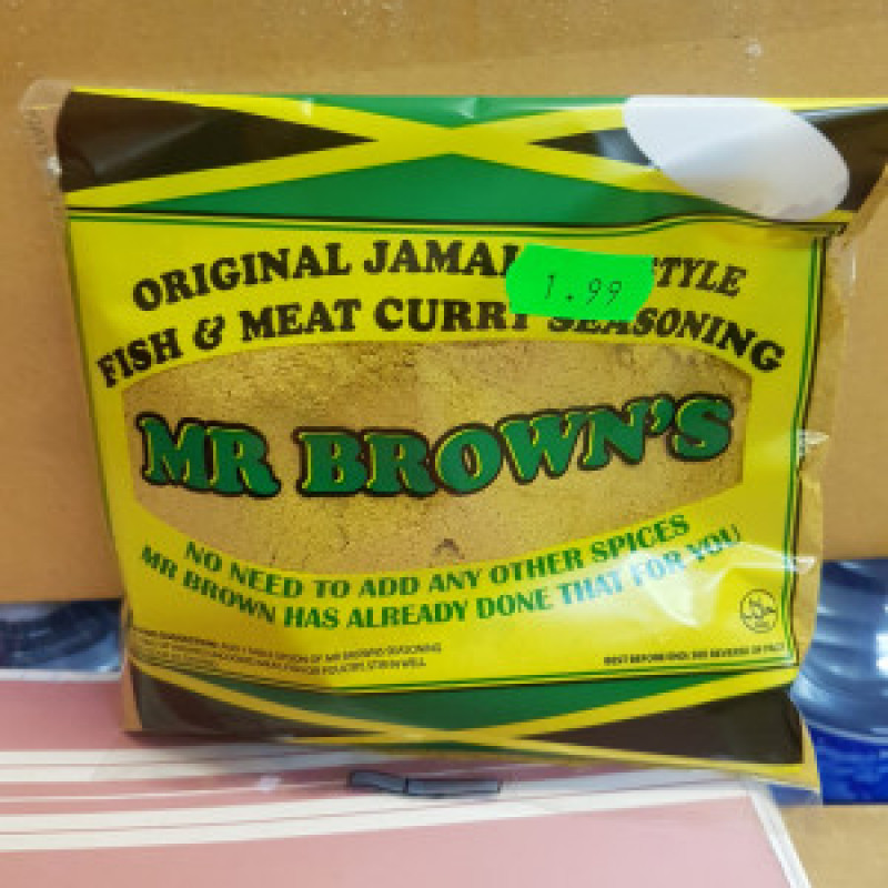 Mr Brown's Original Jamaican Style (Fish and Meat Curry Seasoning)