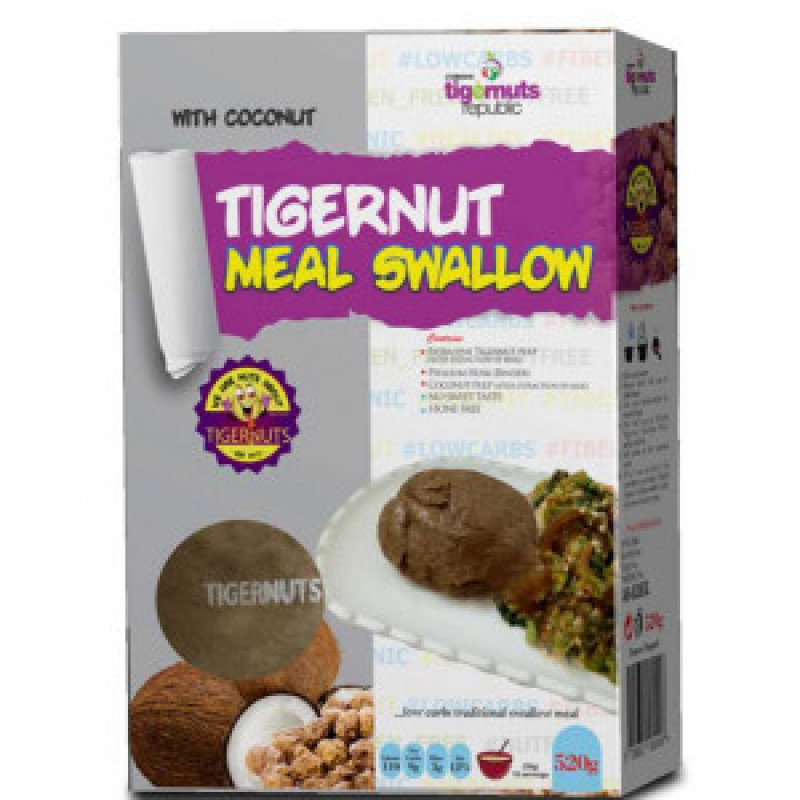 Tigernut Meal Swallow and Coconut