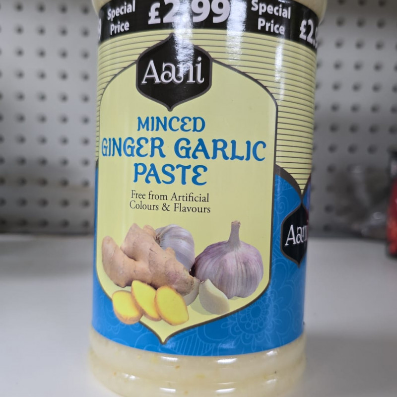 Aani Minced Ginger Garlic Paste