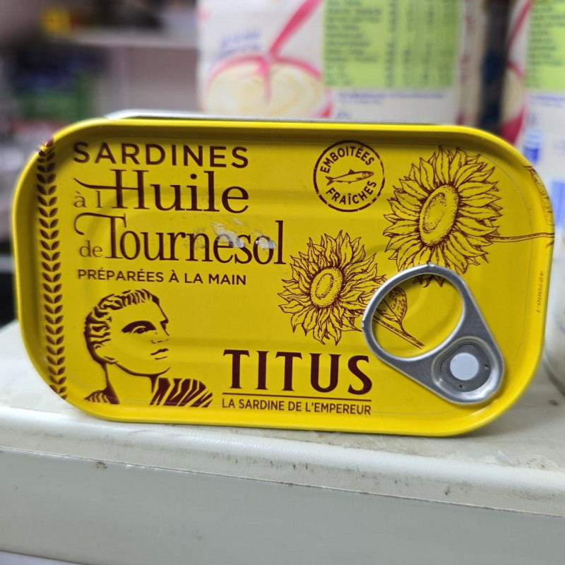 Huile Titus Sardines