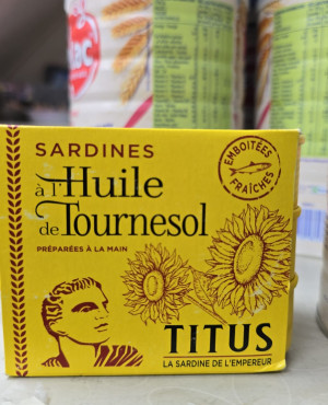 Huile Titus Sardines