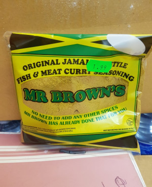 Mr Brown's Original Jamaican Style (Fish and Meat Curry Seasoning)