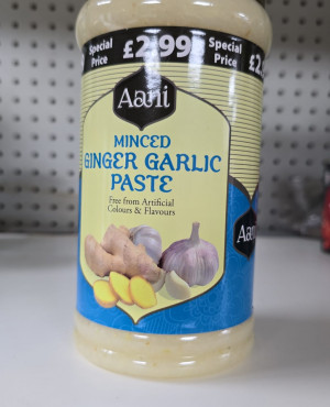 Aani Minced Ginger Garlic Paste