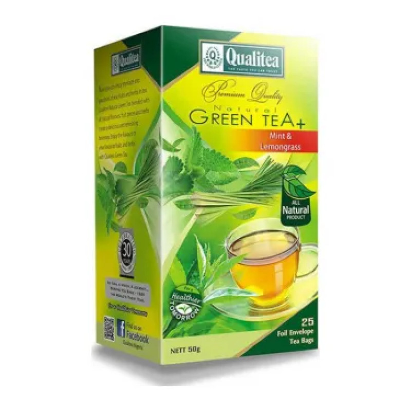 Qualitea Green Tea Mint And Lemongrass