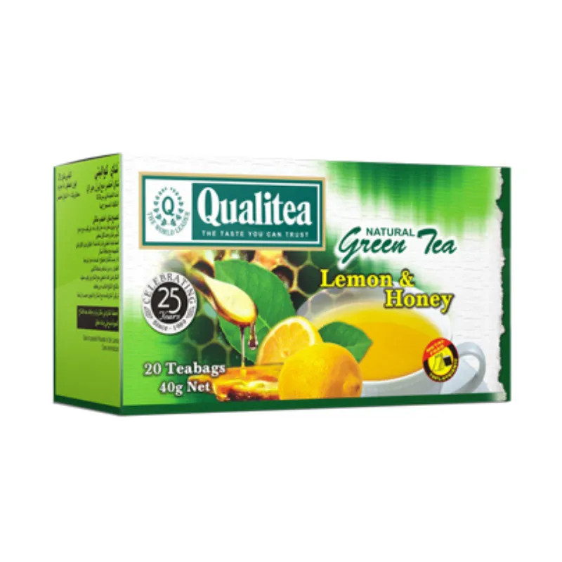 Qualitea Green Tea Lemon And Honey