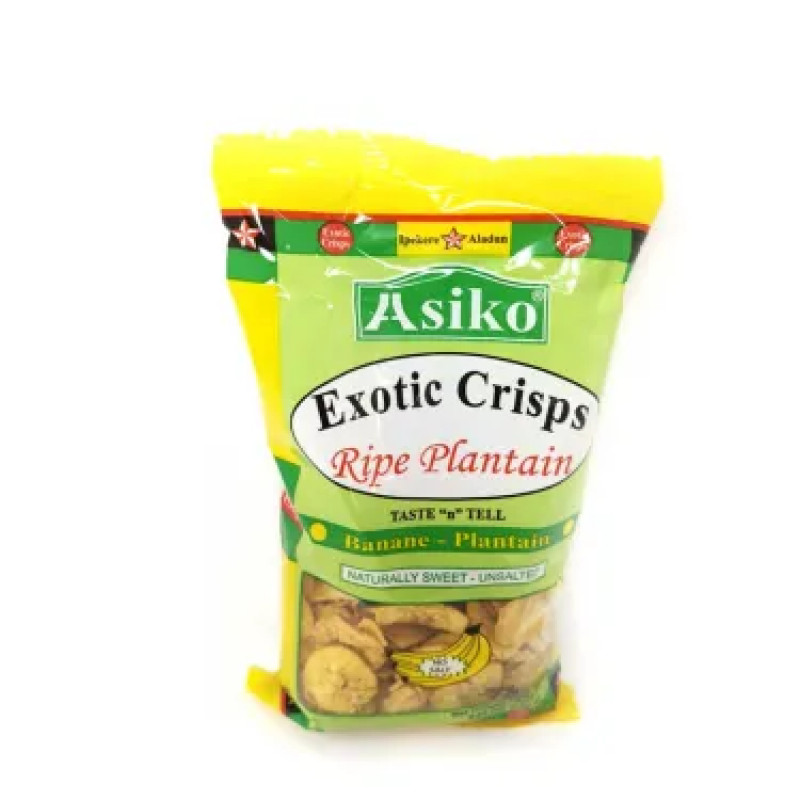 Asiko Unsalted Sweet Plantain Chips