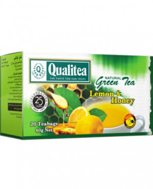 Qualitea Green Tea Lemon And Honey