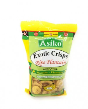 Asiko Unsalted Sweet Plantain Chips