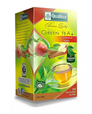 Qualitea Green Tea Cinnamon And Apple