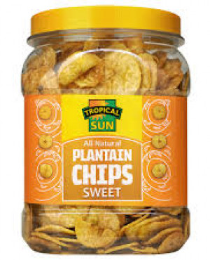Tropical sun plantain chips sweets