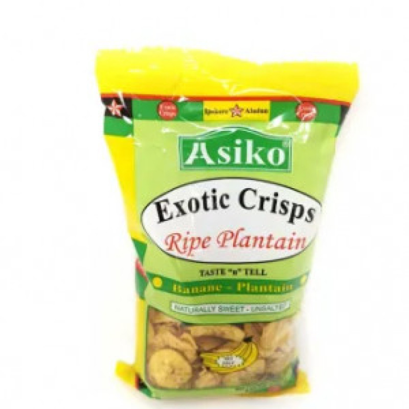 Asiko Unsalted Sweet Plantain Chips