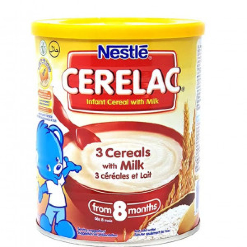 Cerelac 3 Cereals With Milk